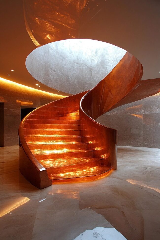 Captivating Spiral Design Exhibition
