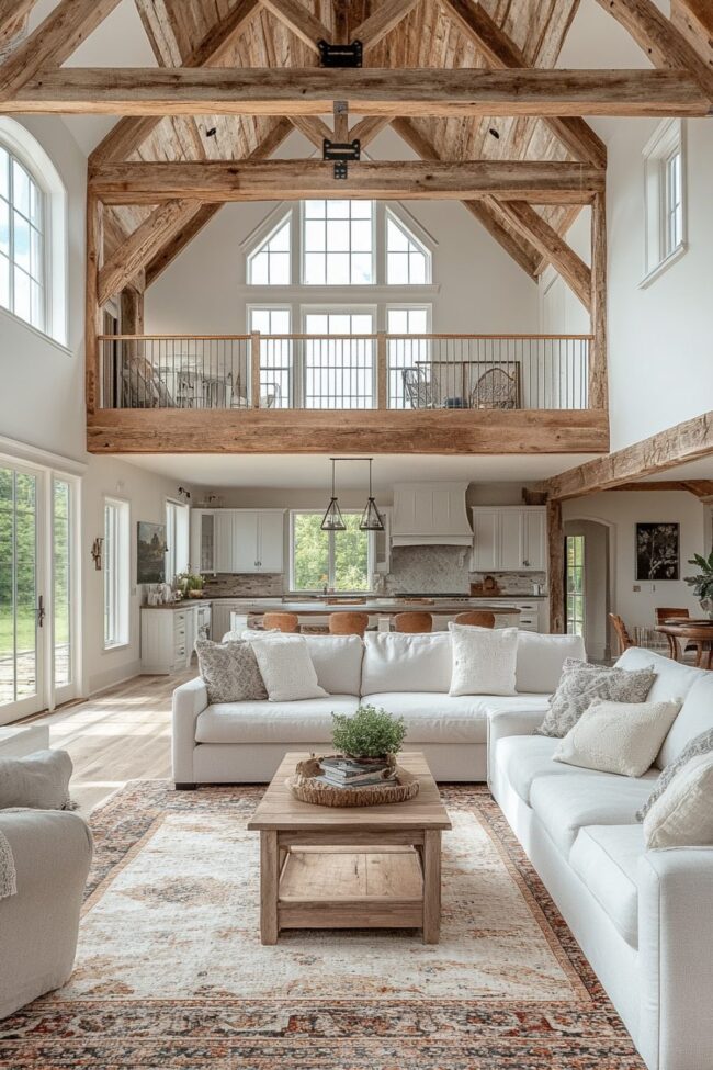 Stylish Barn House with Vaulted Ceilings