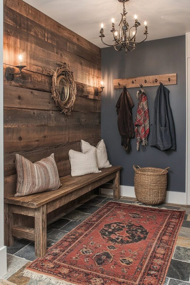 Charming Rustic Entryway Design Ideas