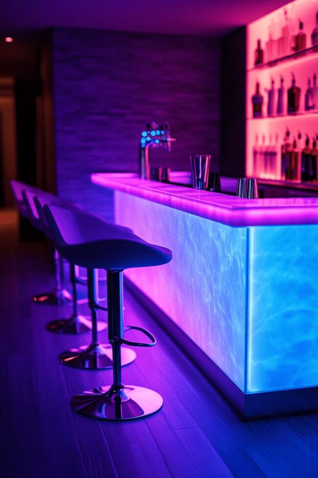 Neon Lights Cocktail Bar