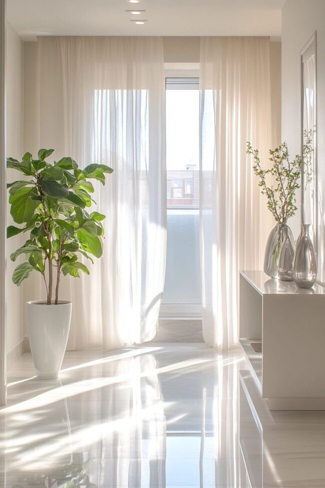 Inviting and Open Entryway Design