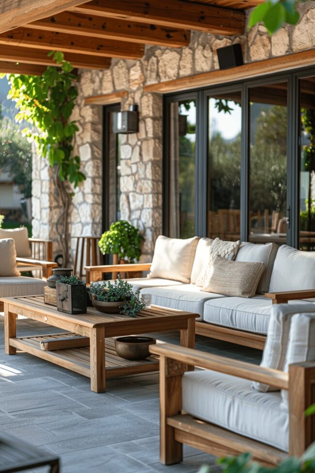 Natural Charm Living Space