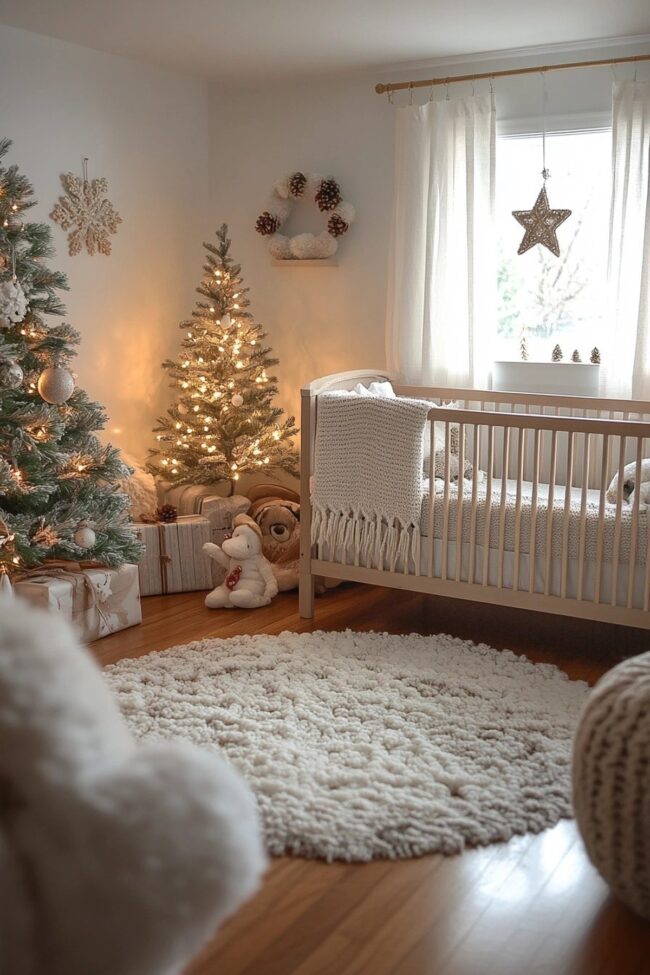 Charming Winter-Themed Nursery Design