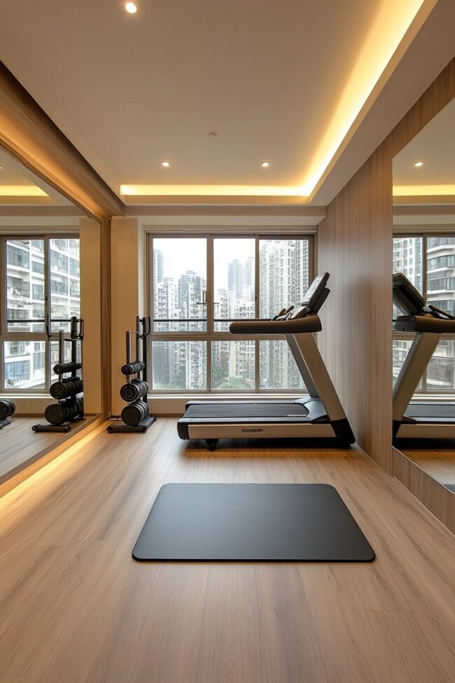 Streamlined Space for Fitness Training