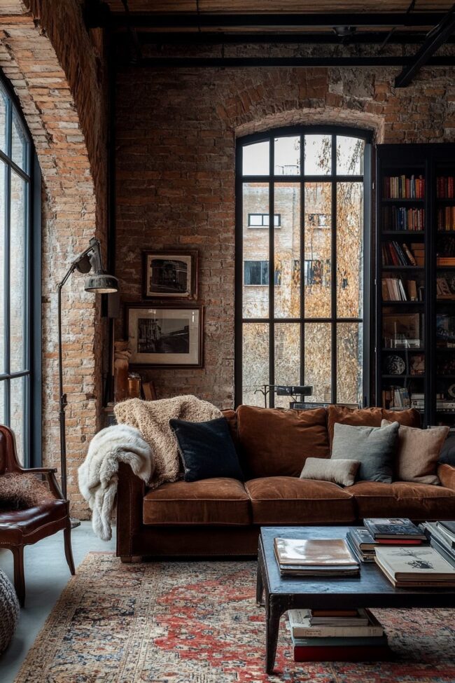 Raw Brick Industrial Lounge
