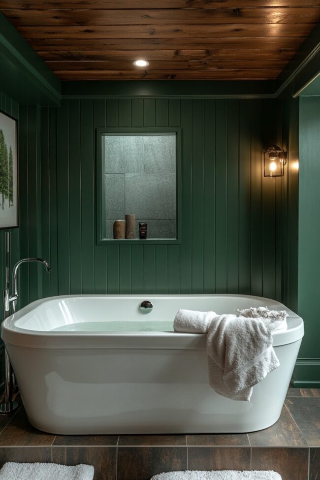 Serene Pine Green Oasis