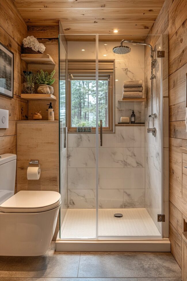 Sleek Glass Shower Design