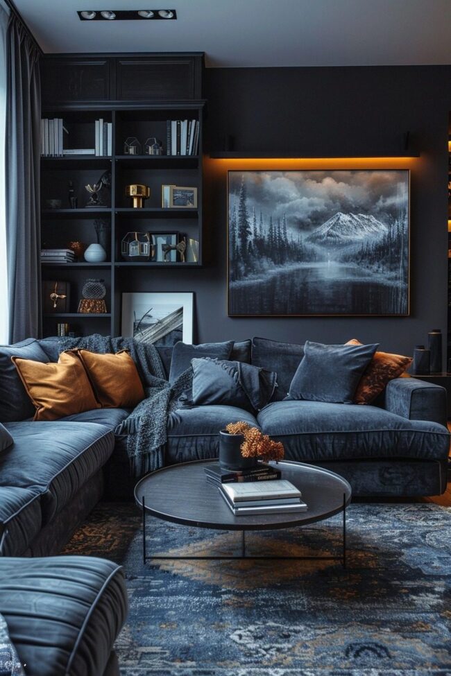 Elegant Dark Grey Textures