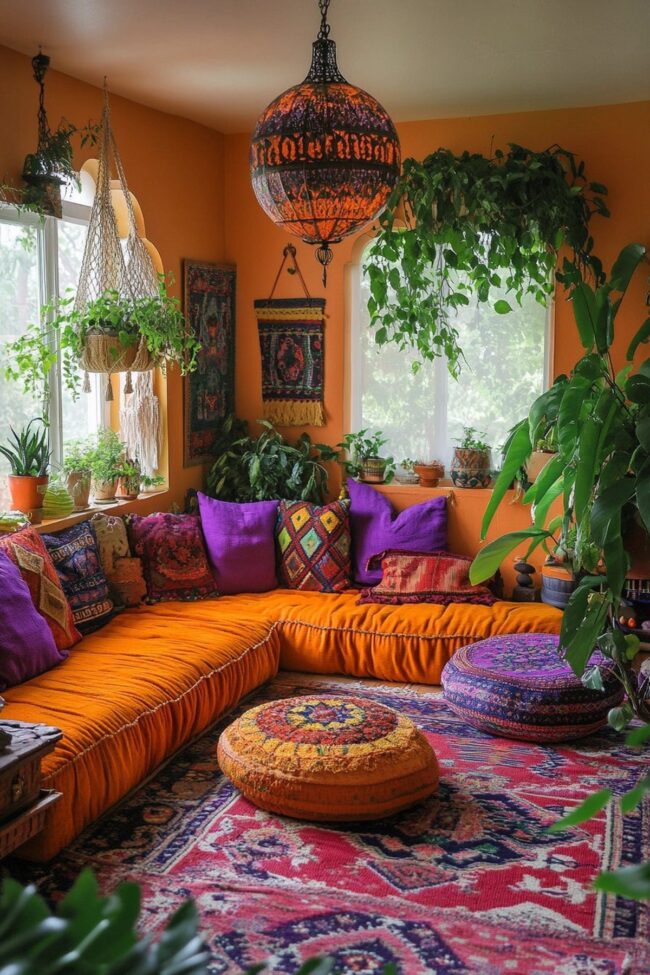 Bohemian Chic Living Space