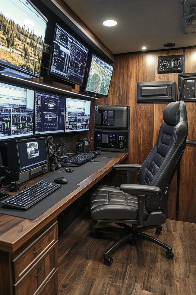 Space-Saving Control Hub for Productivity