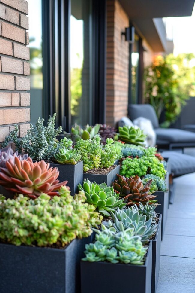 Low-Care Succulent Garden Ideas