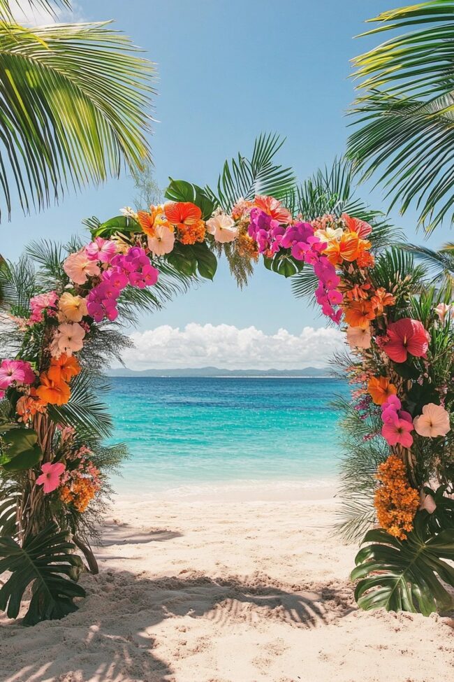 Tropical Oasis Entrance Design