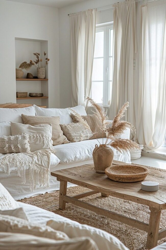 Bright and Breezy Scandinavian Boho Space