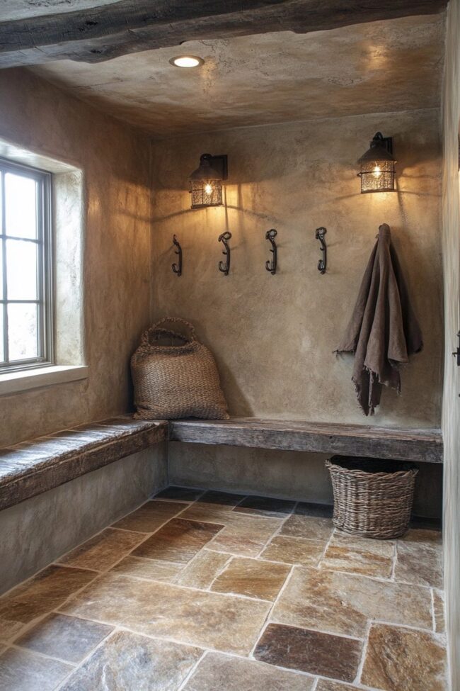 Natural Charm for Your Mudroom