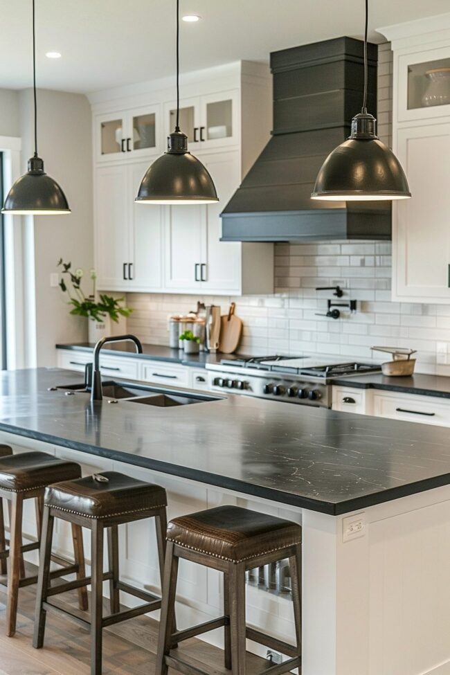 Sleek Contrast Elegance
