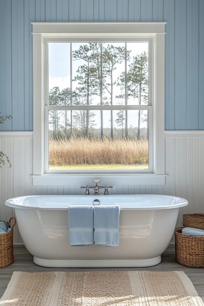 Coastal Calm Bath Space