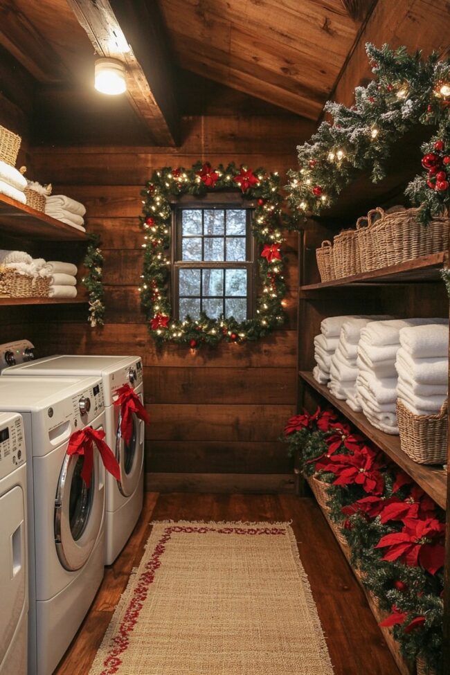 Charming Country-Inspired Laundry Space
