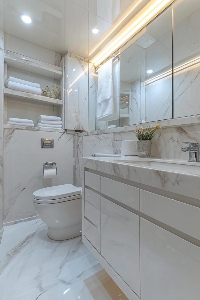Sleek Marble Sanctuary