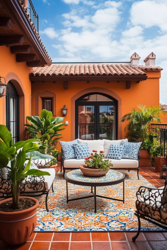 Mediterranean Style Relaxation Space