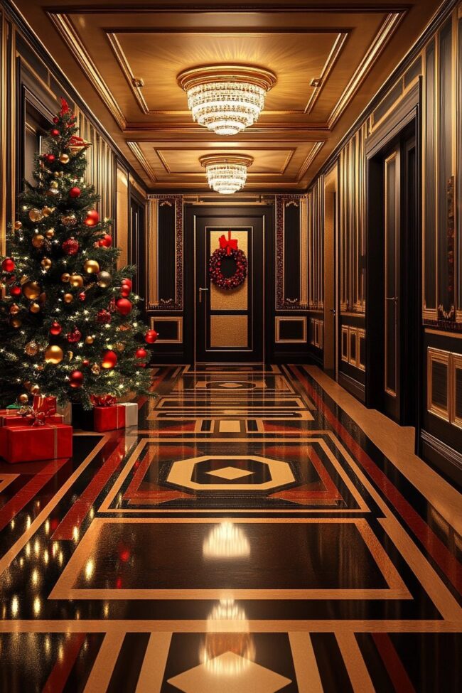 Festive Art Deco Entrance