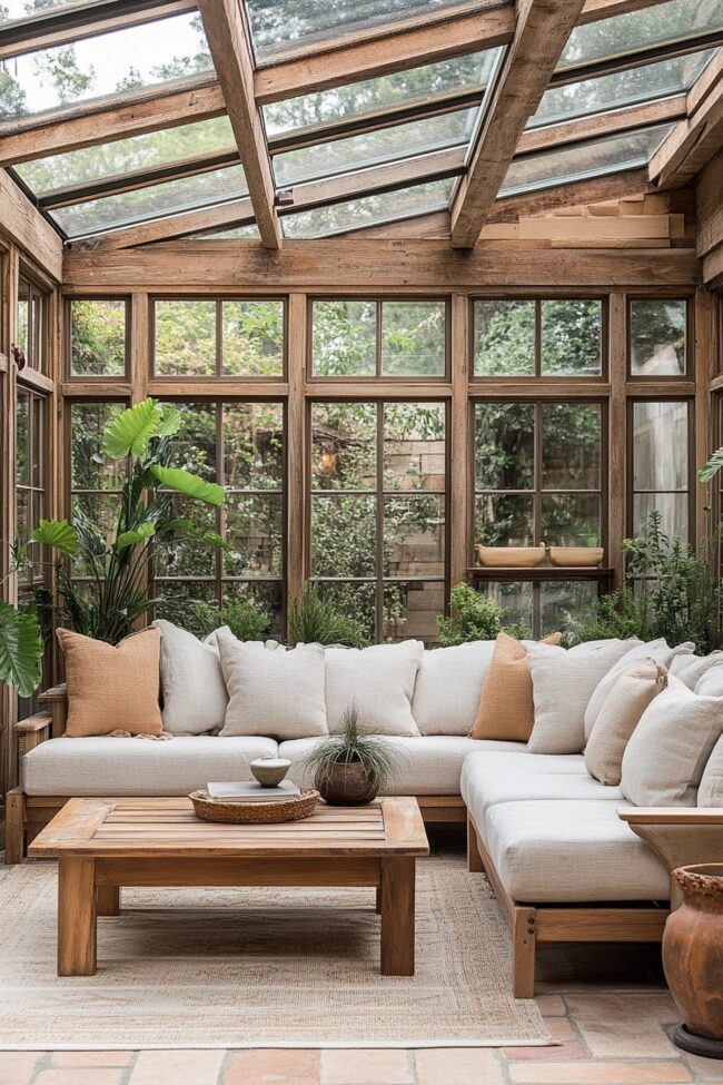 Modern Sunroom Retreat