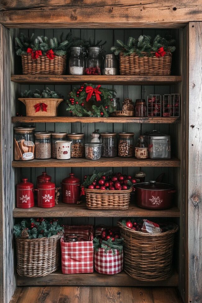 Rustic Charm for Your Holiday Pantry