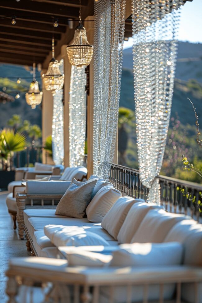 Ornate Beadwork Railing Design