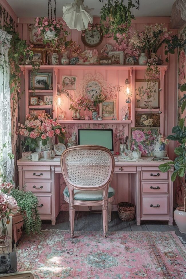Charming Rustic Workspace Retreat