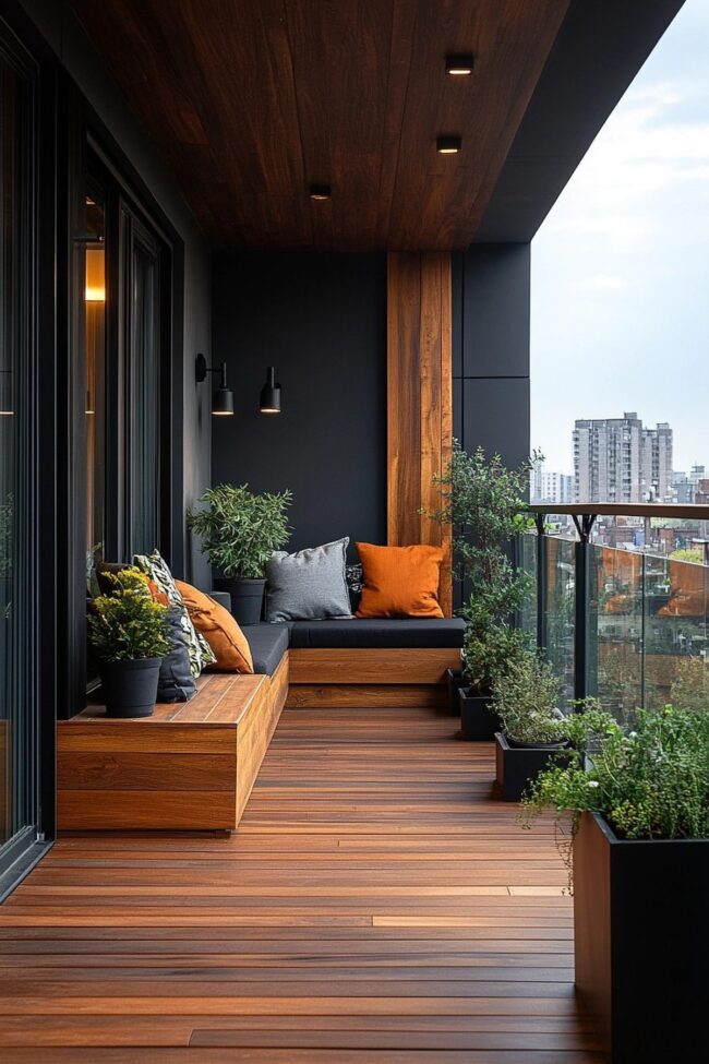 Stylish City Balcony Design Ideas