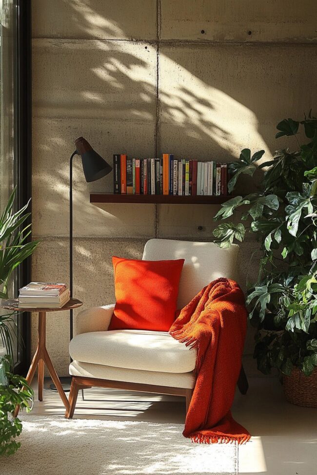 Chic and Functional Reading Corner