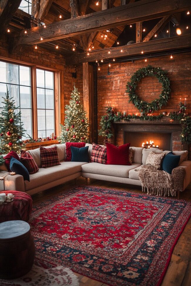 Charming Holiday Spirit in a Loft