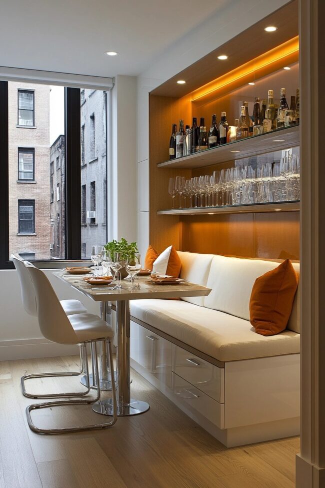Compact Dining Area for Maximum Efficiency