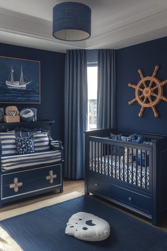Nautical Themed Baby Room Design