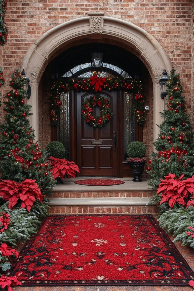 Festive Holiday Entrance Design