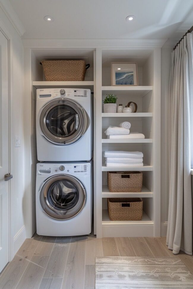 Sunny and Spacious Laundry Nook