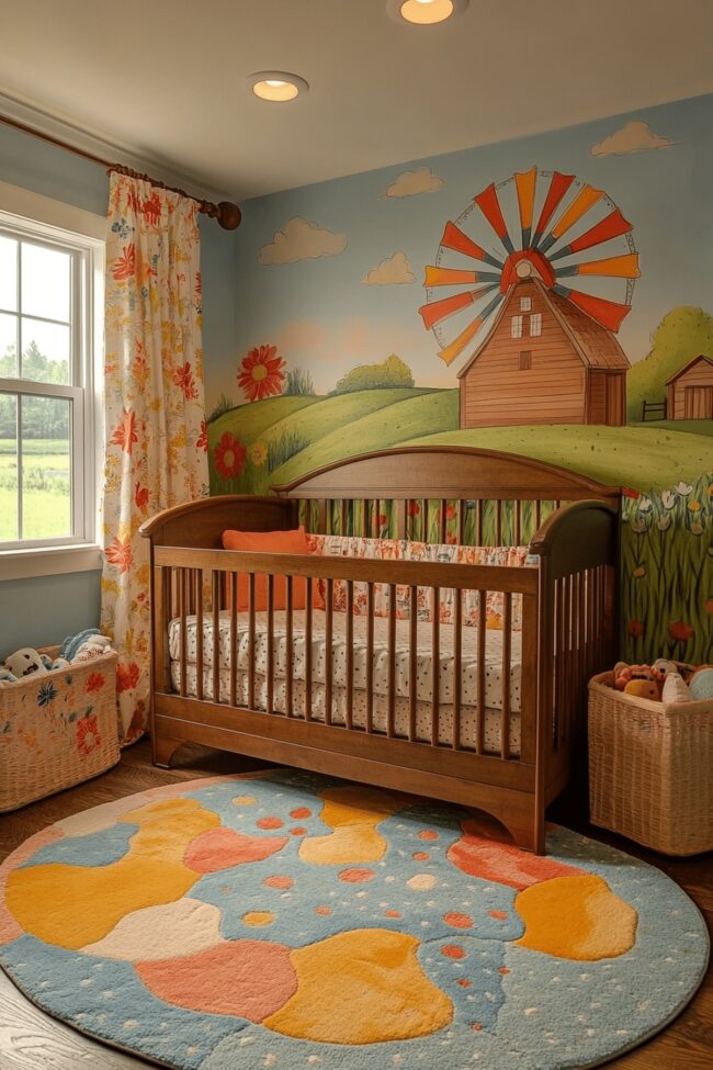 Whimsical Windmill Playroom