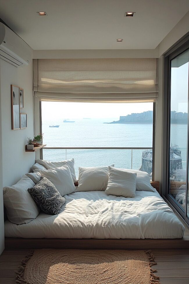 Chic Studio with Waterfront Views