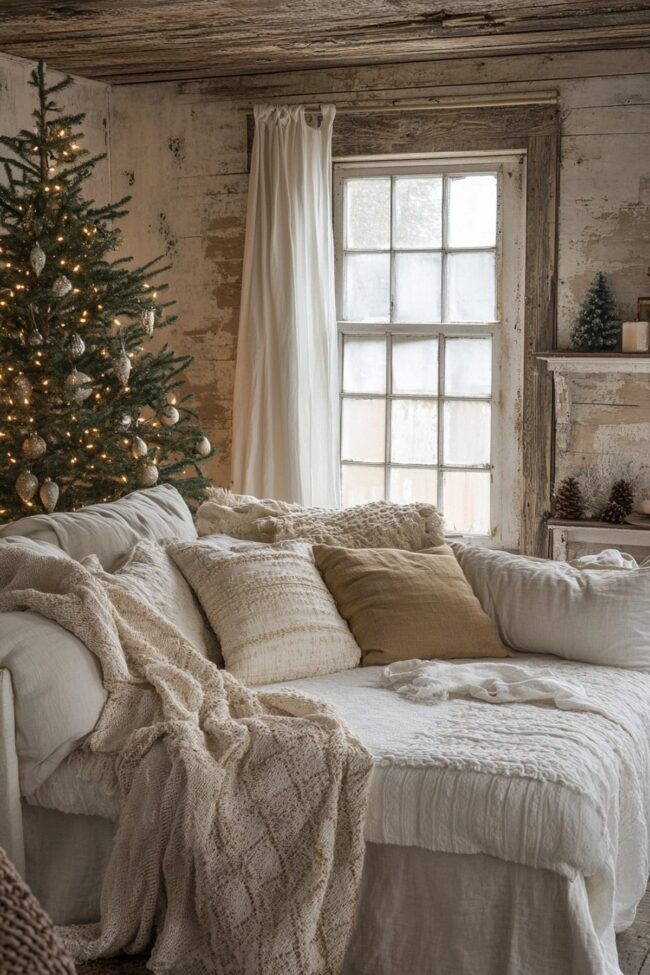Worn Holiday Textiles