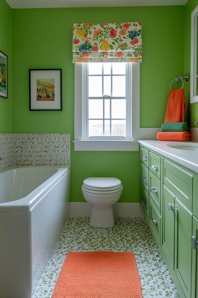 Vibrant Kids' Bathroom Oasis