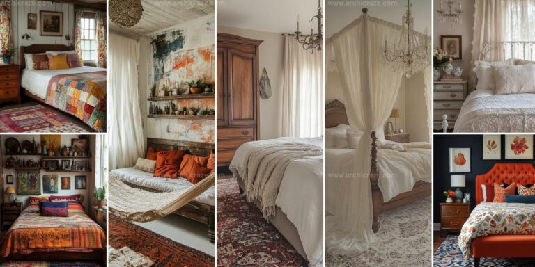 Top Boho Bedroom Vintage Decor Ideas