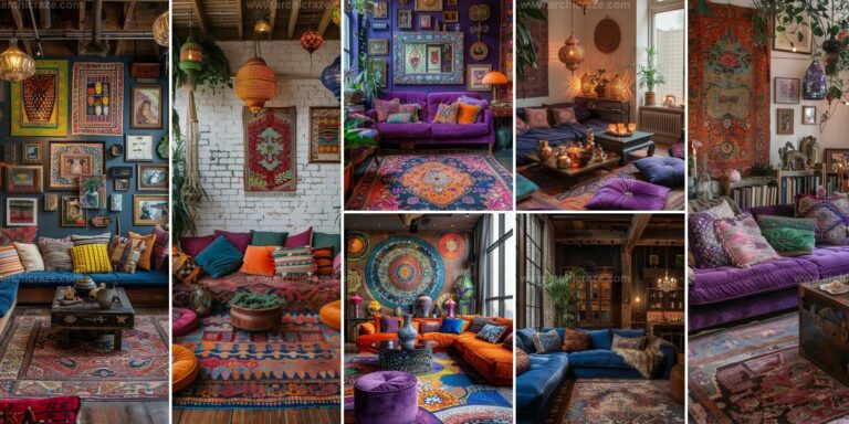 Top Boho Maximalist Living Room Ideas
